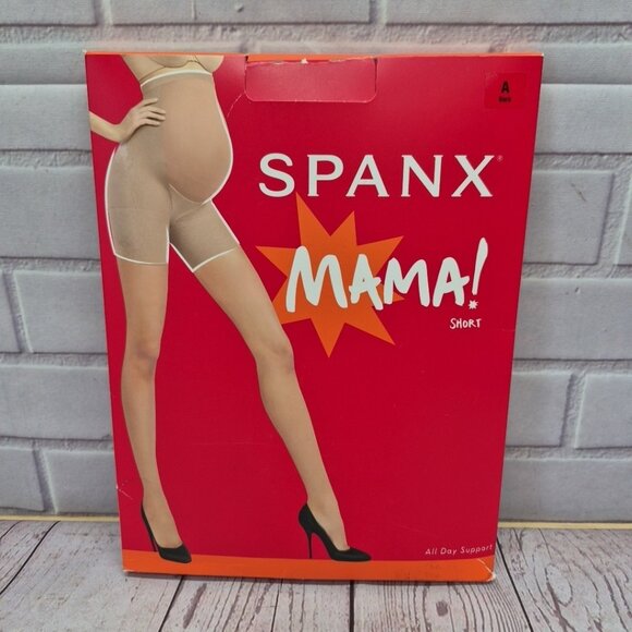 SPANX Accessories - Spanx Mama Short Shaping Bare Size A Firms & Support~Eliminates VPL~New